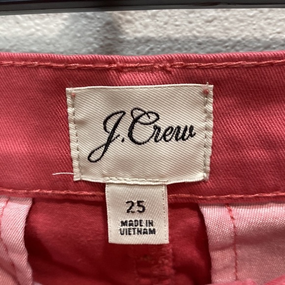 J crew Vintage slim-straight stretch chino pant red pink AB648 - Picture 2 of 10